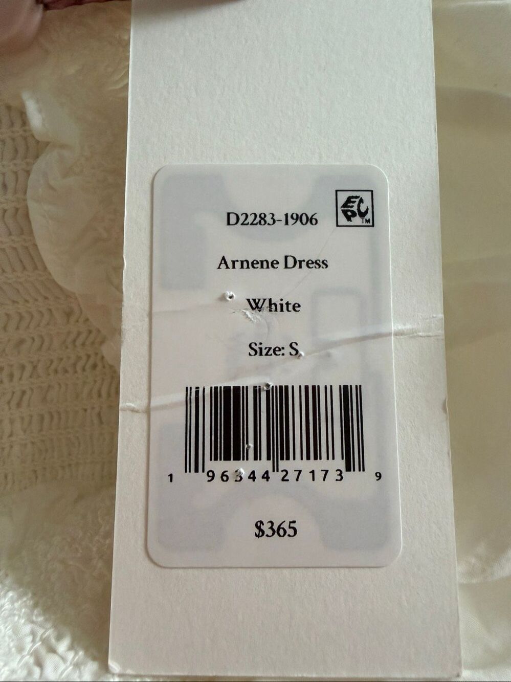 LoveShackFancy Arnene Midi Dress S White - Picture 11 of 12